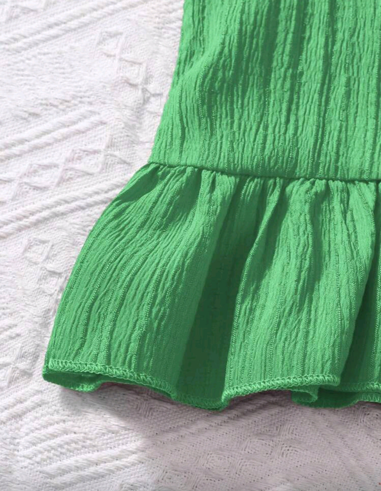 Blusa sin mangas+ short verde