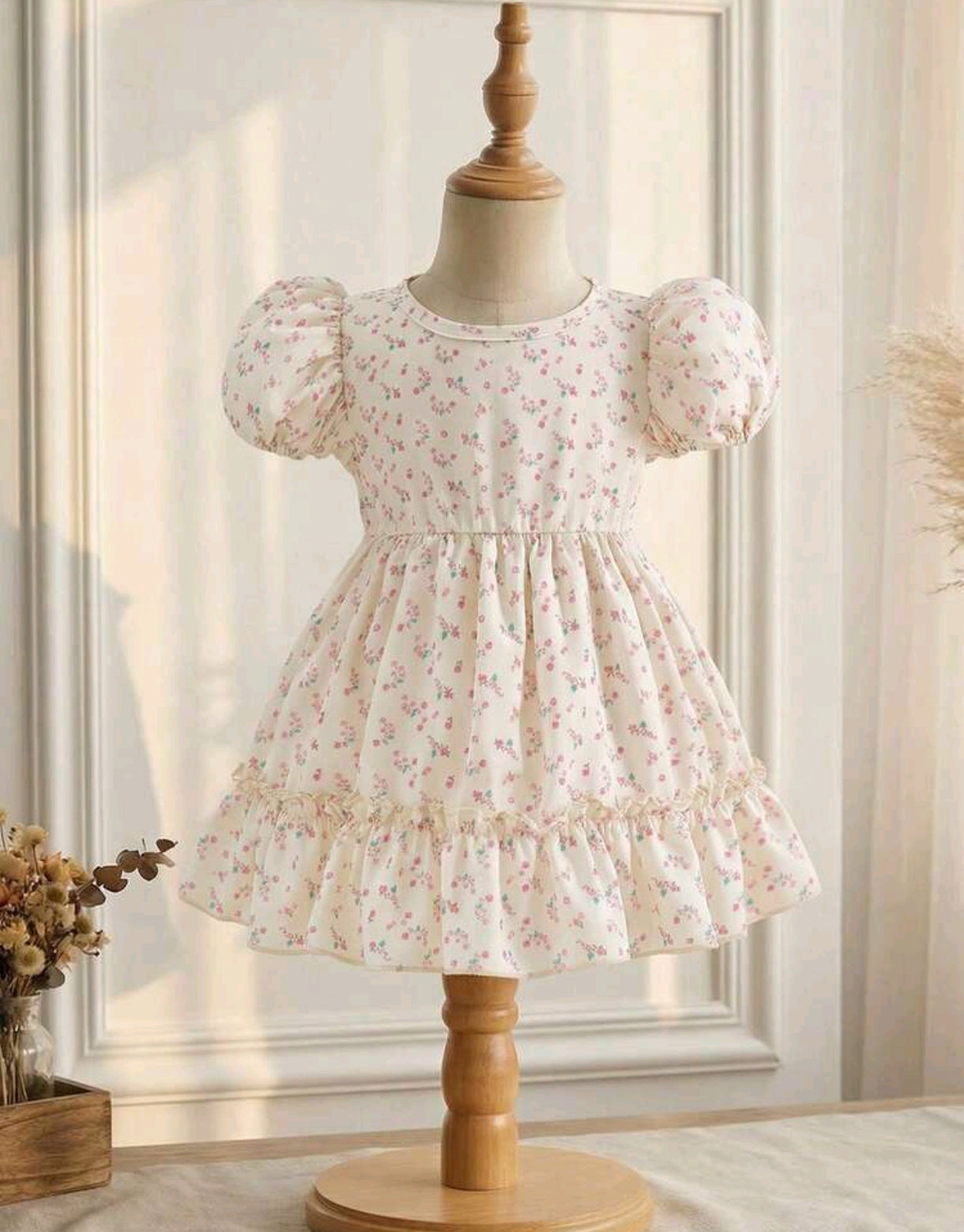 Vestido bebe estampado floral