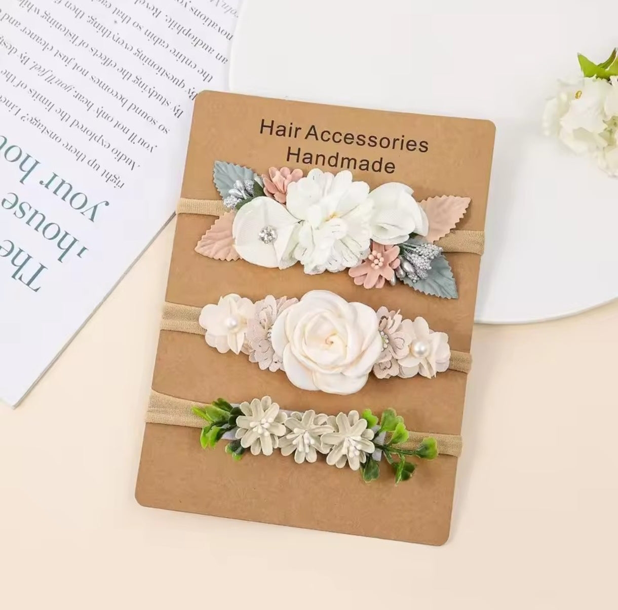 Acc. Diadema de Flores para bebé por unidad
