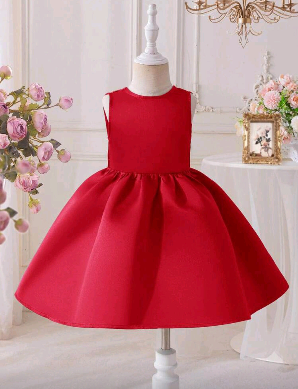 Vestido Elegante con moño en la espalda