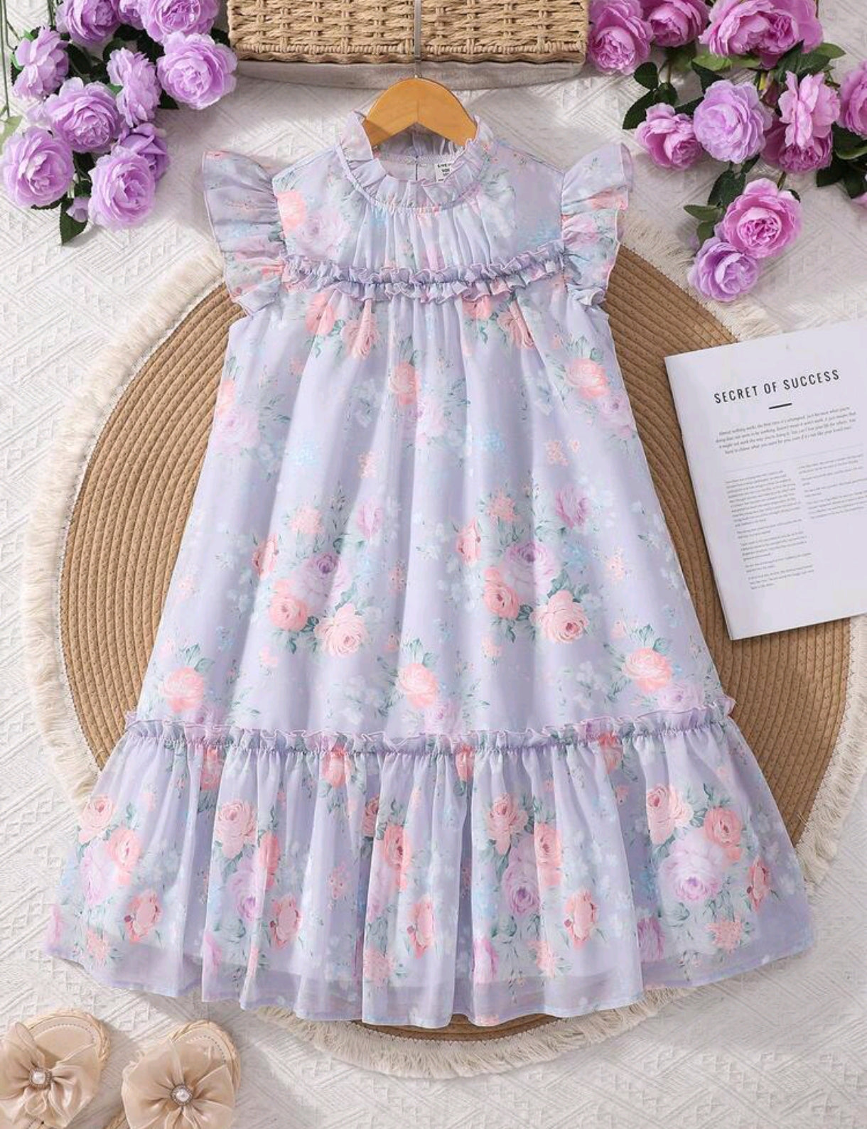 Vestido suelto estampado Floral