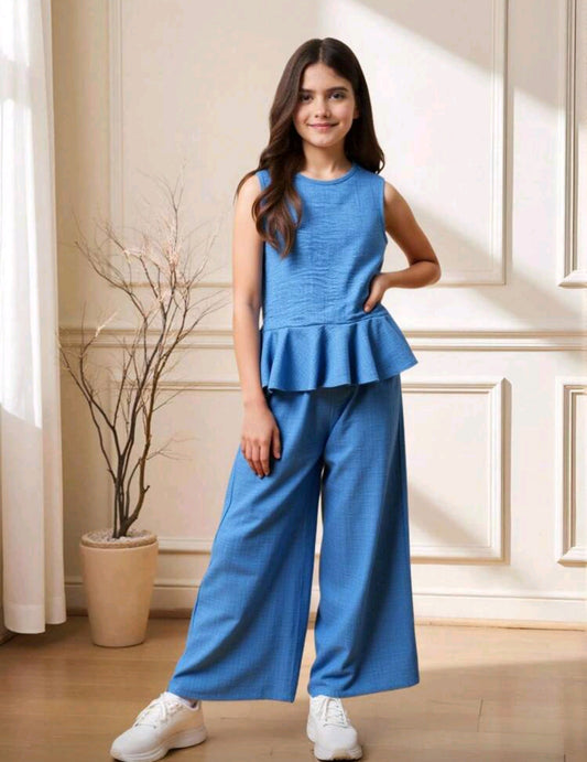 Blusa sin mangas + pantalón