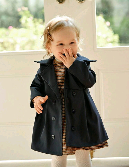 Chaqueta mangas largas abotonados tipo vestido