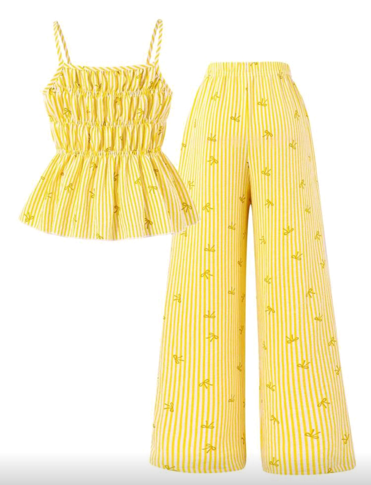 Blusa de tiritas + pantalón