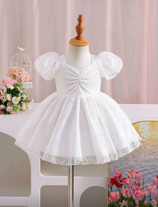 Vestido blanco de renda