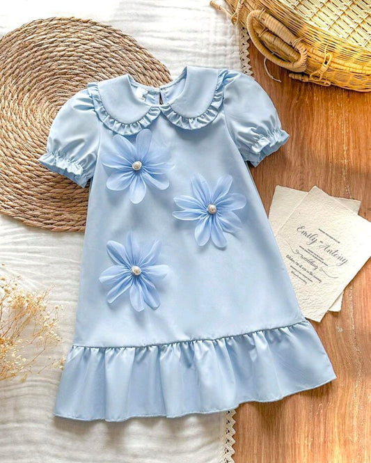 Vestido Casual minimalista con cuello