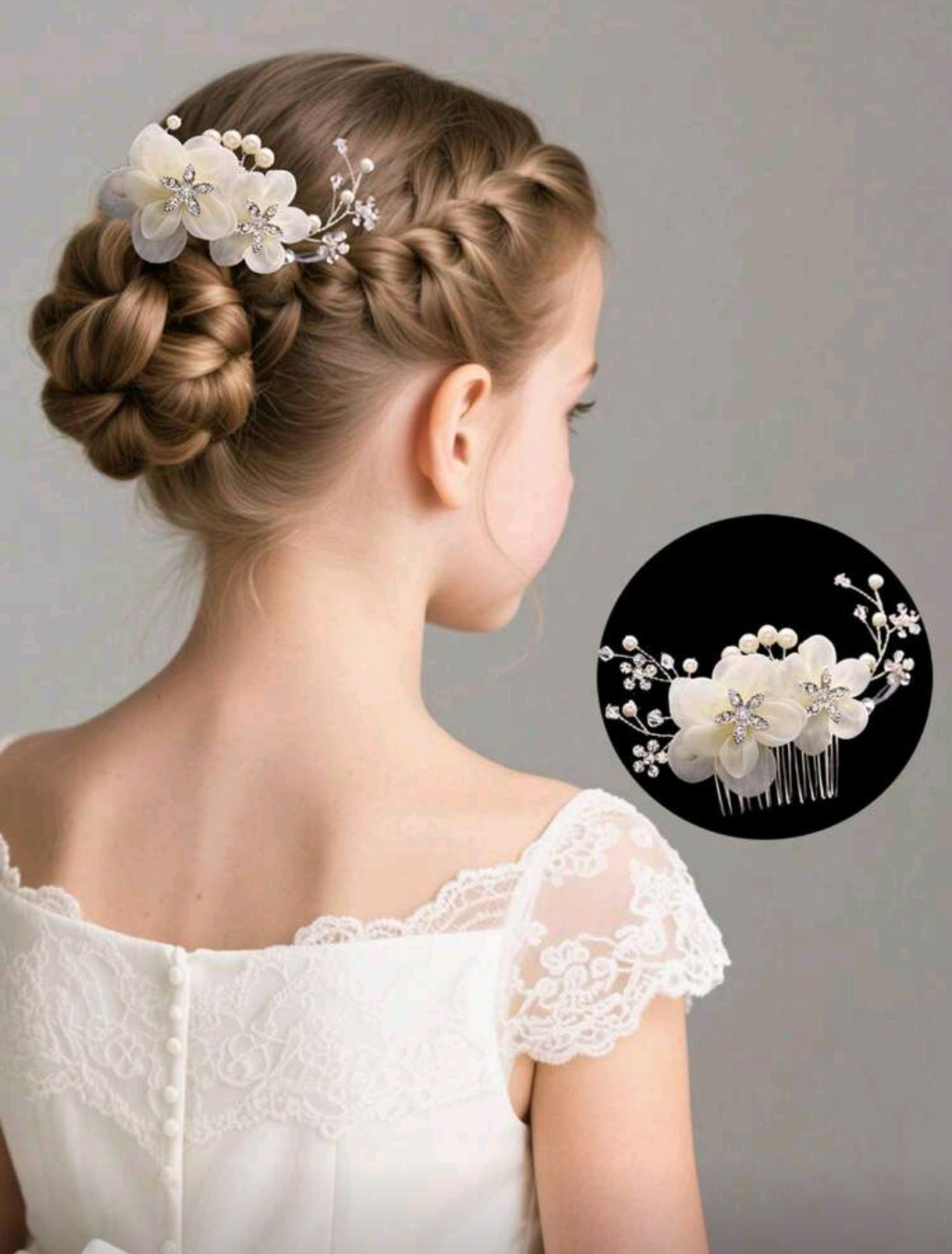 Acc. Peineta con flores