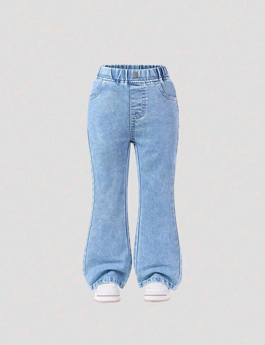 Pantalón de jeans acampanado