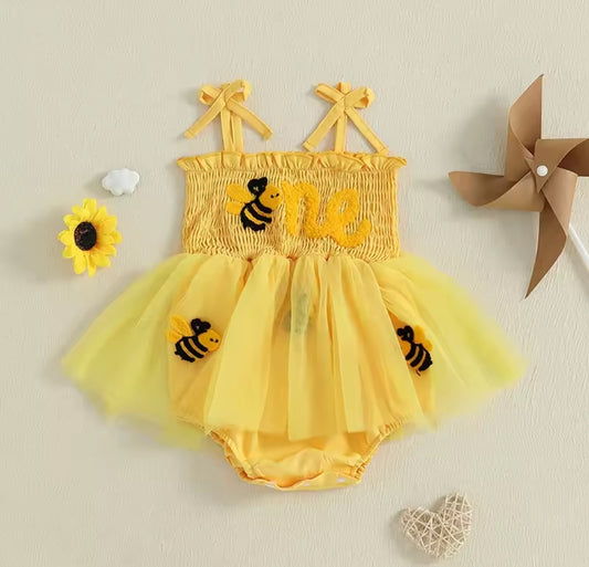 Body vestido one de abejita