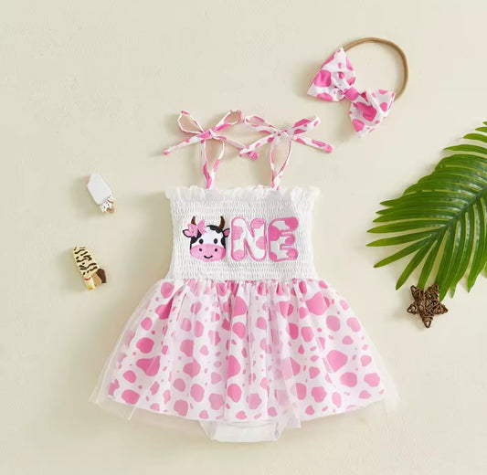 Body vestido One con diseño de Vaquita