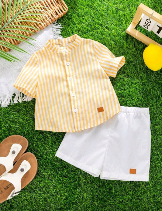 Camisa a rayas + short