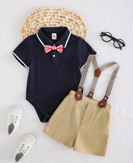 Body camisa + short+ suspensorio