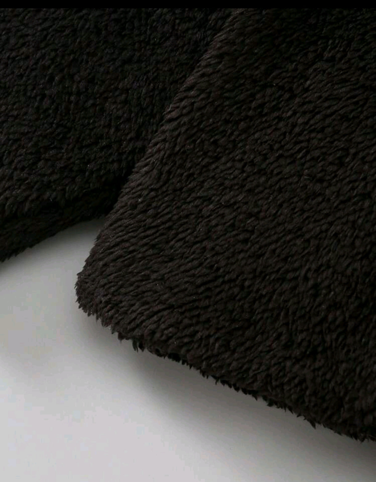 Abrigo Teddy para bebé con moño