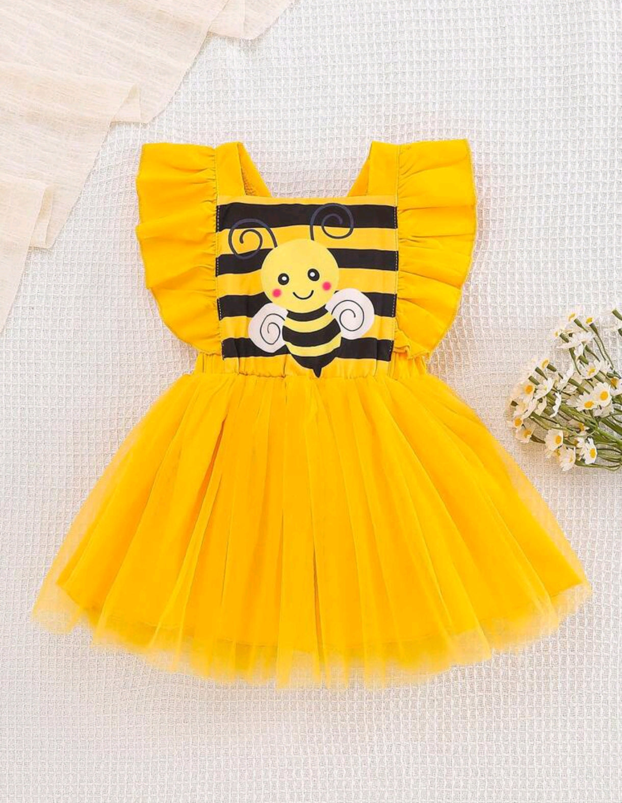 Vestido de Abejita con tul