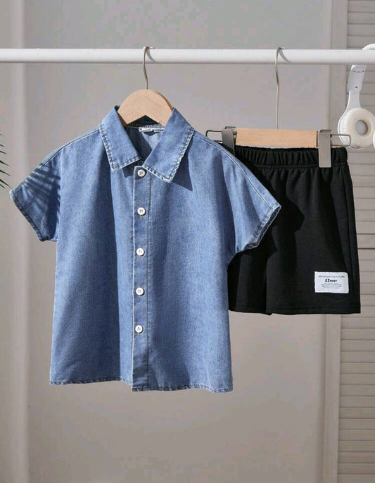 Camisa de Jeans + short
