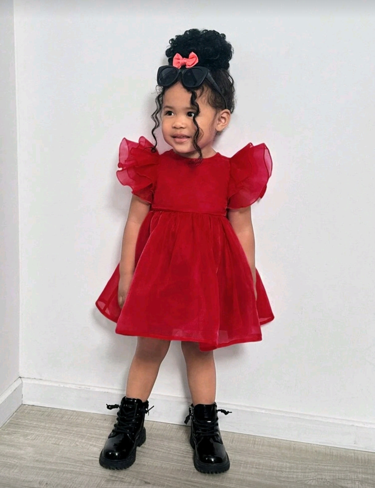 Vestido elegante de organza