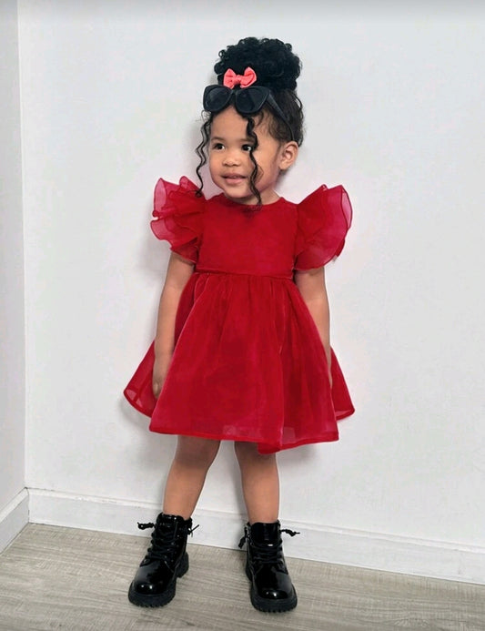 Vestido elegante de organza