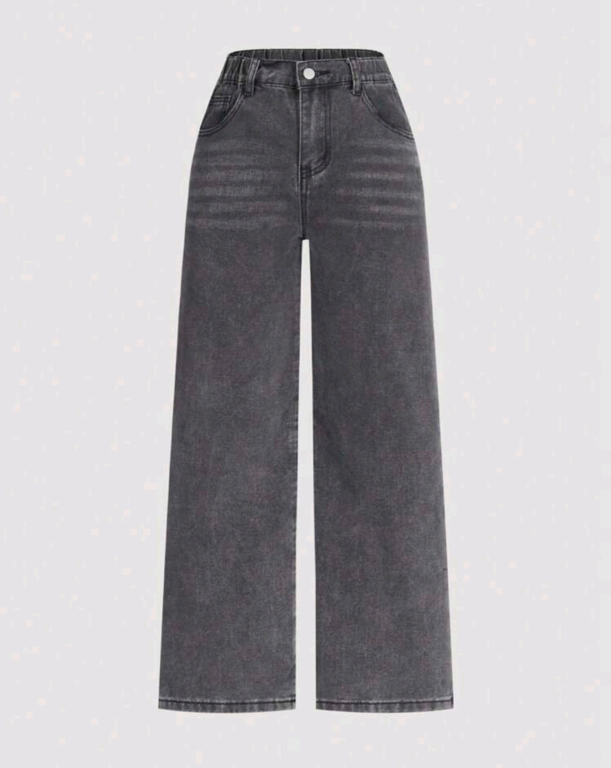 Pantalón de Jeans Preadolescente Recto, negro claro