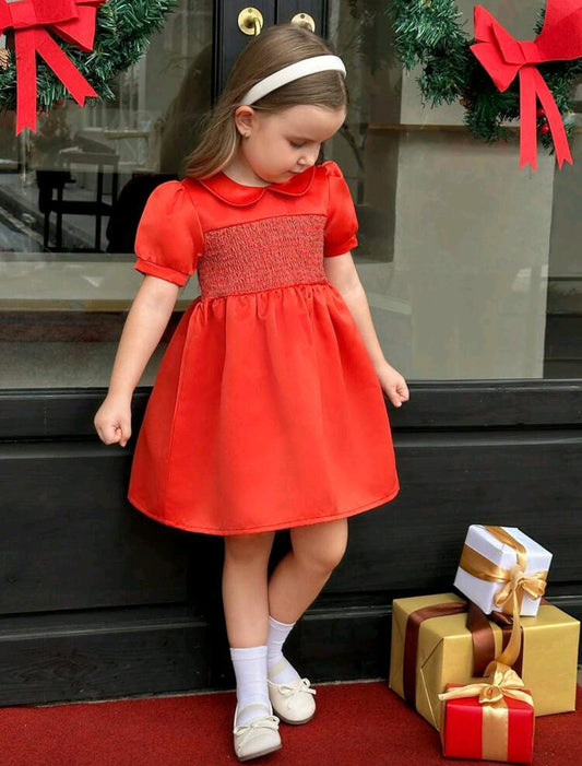 Vestido mangas abullonadas