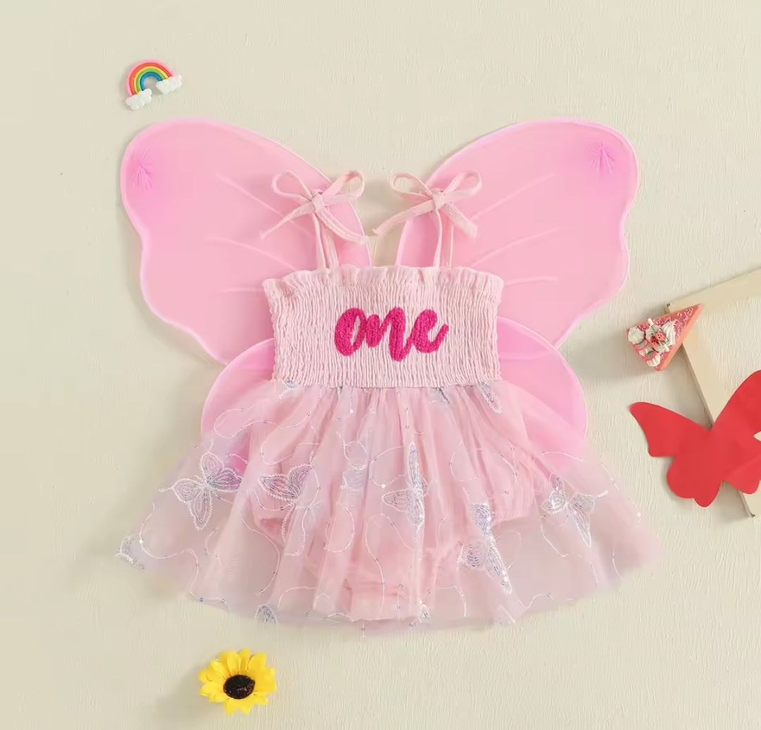 Body vestido one con alitas