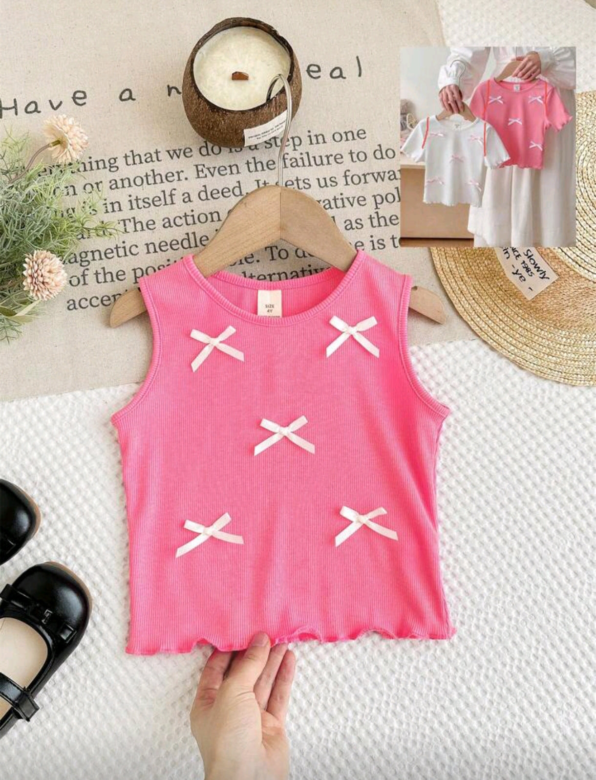 Blusa con detalles en moños