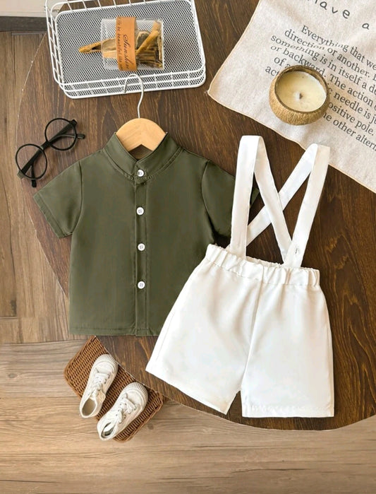 Camisa + short con tirantes
