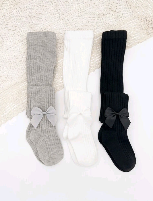 Acc. Pantimedias acanalado con moño