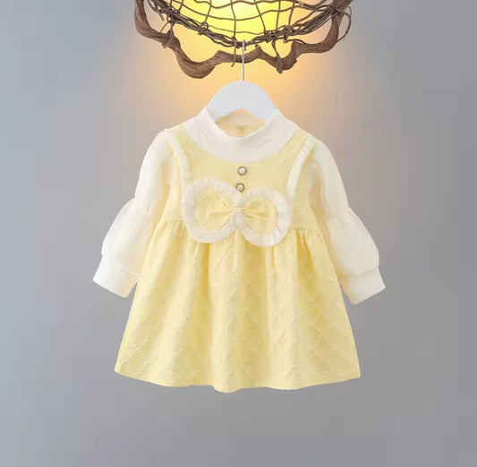Vestido mangas largas bebé