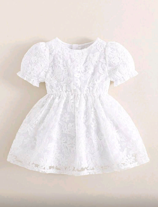 Vestido blando de renda