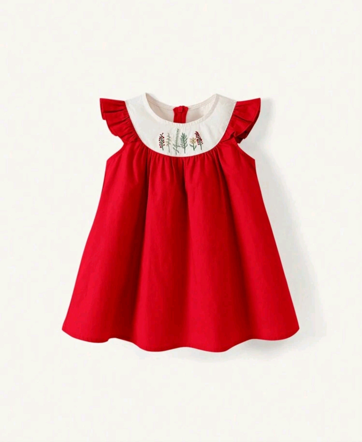 Vestido bebe con bordados