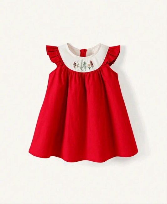 Vestido bebe con bordados