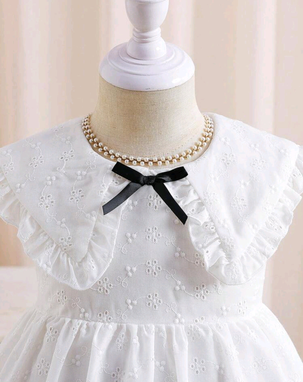 Vestido de broderie