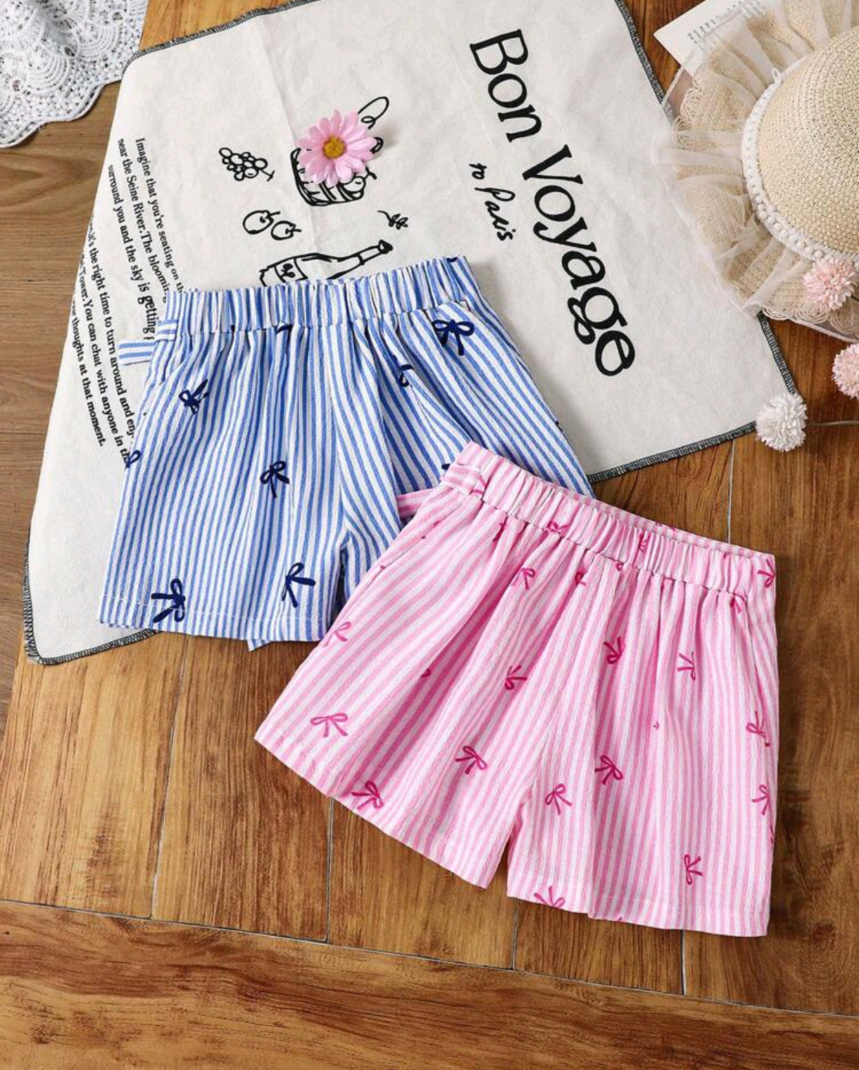 Short Pollera con diseño de moños