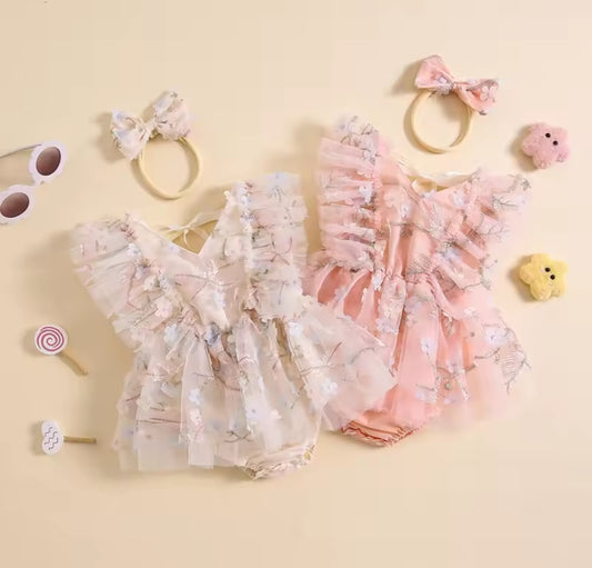 Body Vestido con bordados de flores