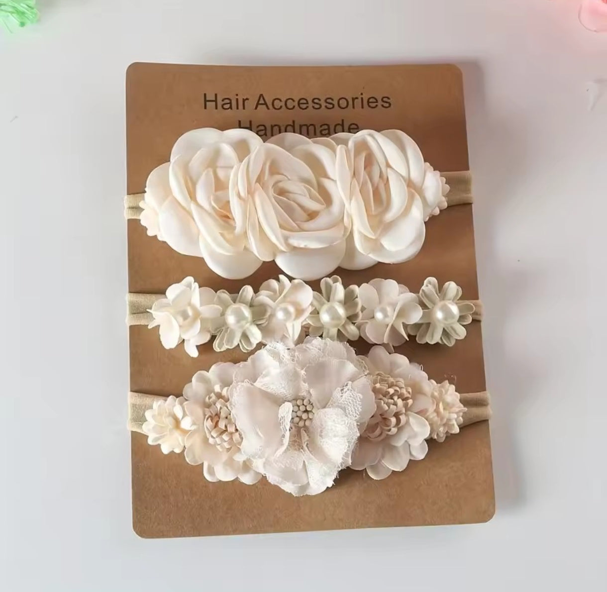 Acc. Diadema de Flores para bebé por unidad