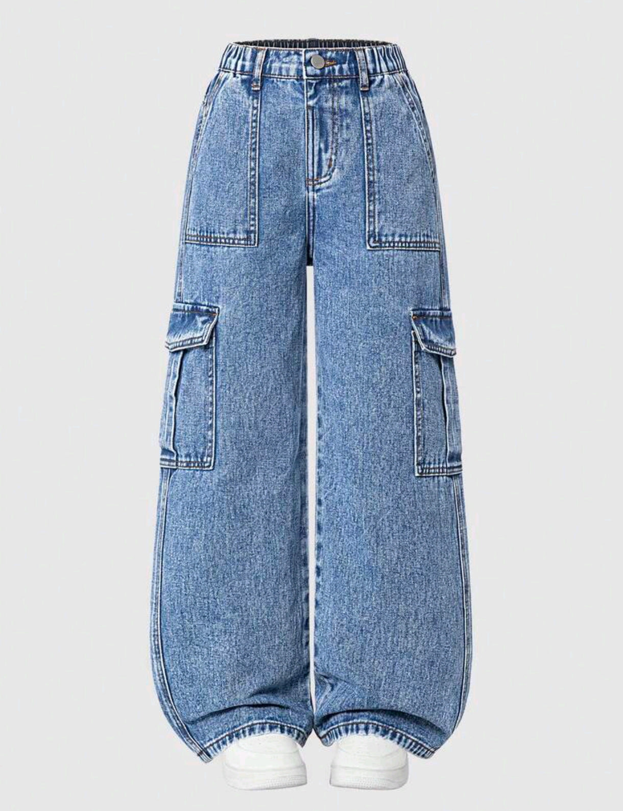 Pantalón de Jeans Preadolescente con bolsillos