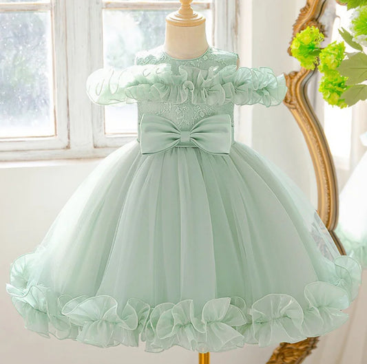 Vestido Elegante de Satén y tul