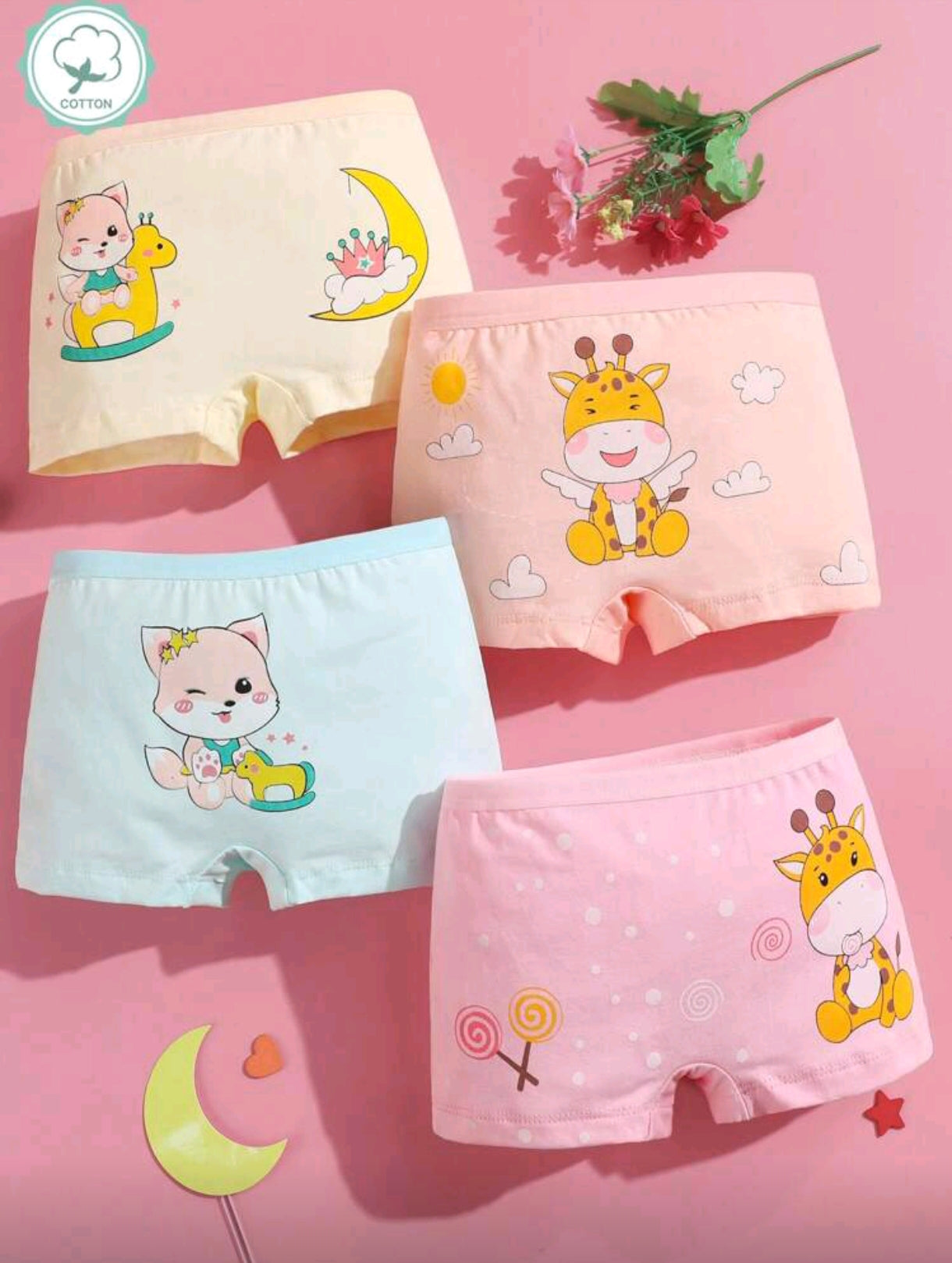 Acc. Culotte con diseño de algodón
