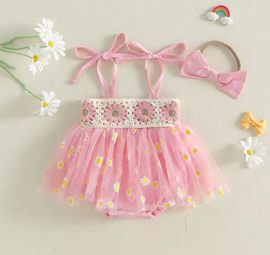 Body Vestido con diseño de margaritas