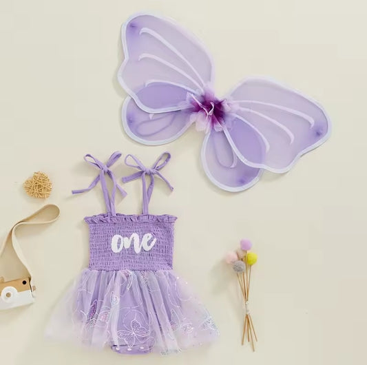 Body vestido one con alitas
