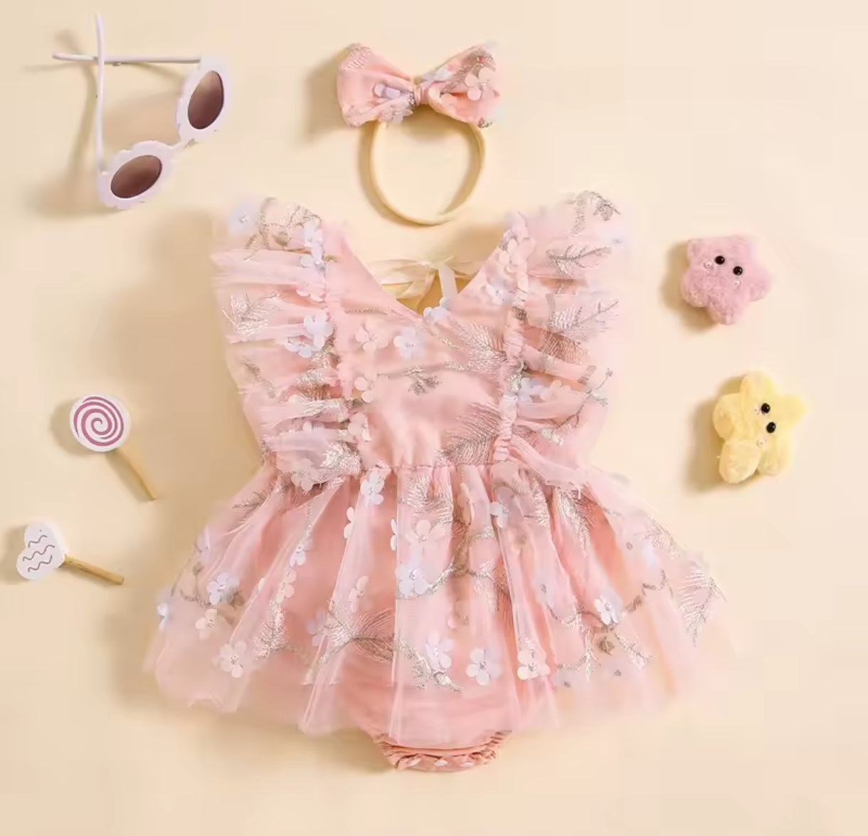 Body Vestido con bordados de flores