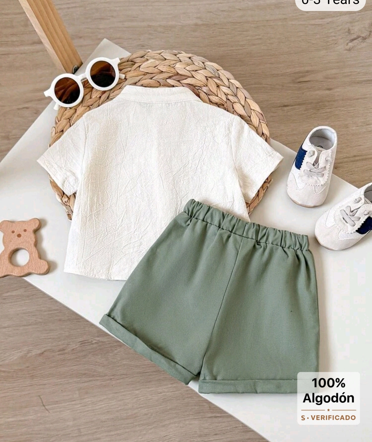 Camisa Beige+ short