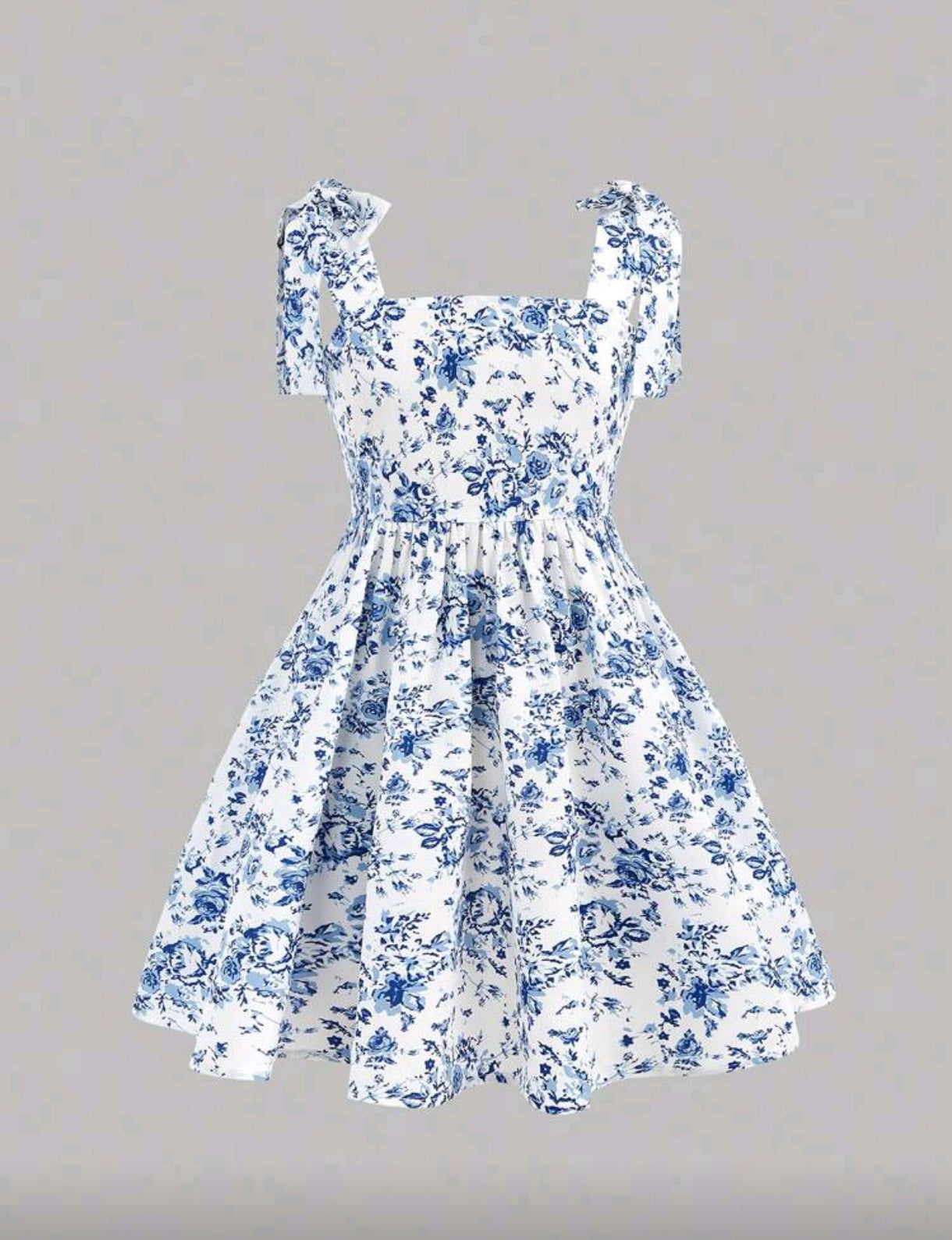 Vestido floral de tiritas