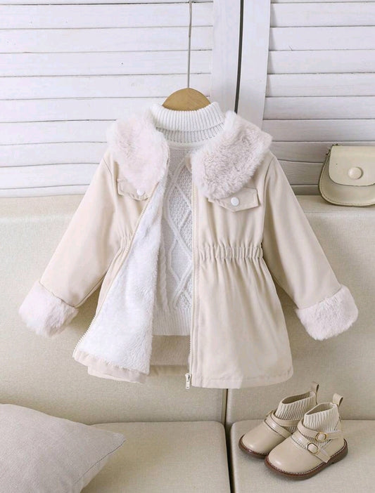 Chaqueta peludo por dentro