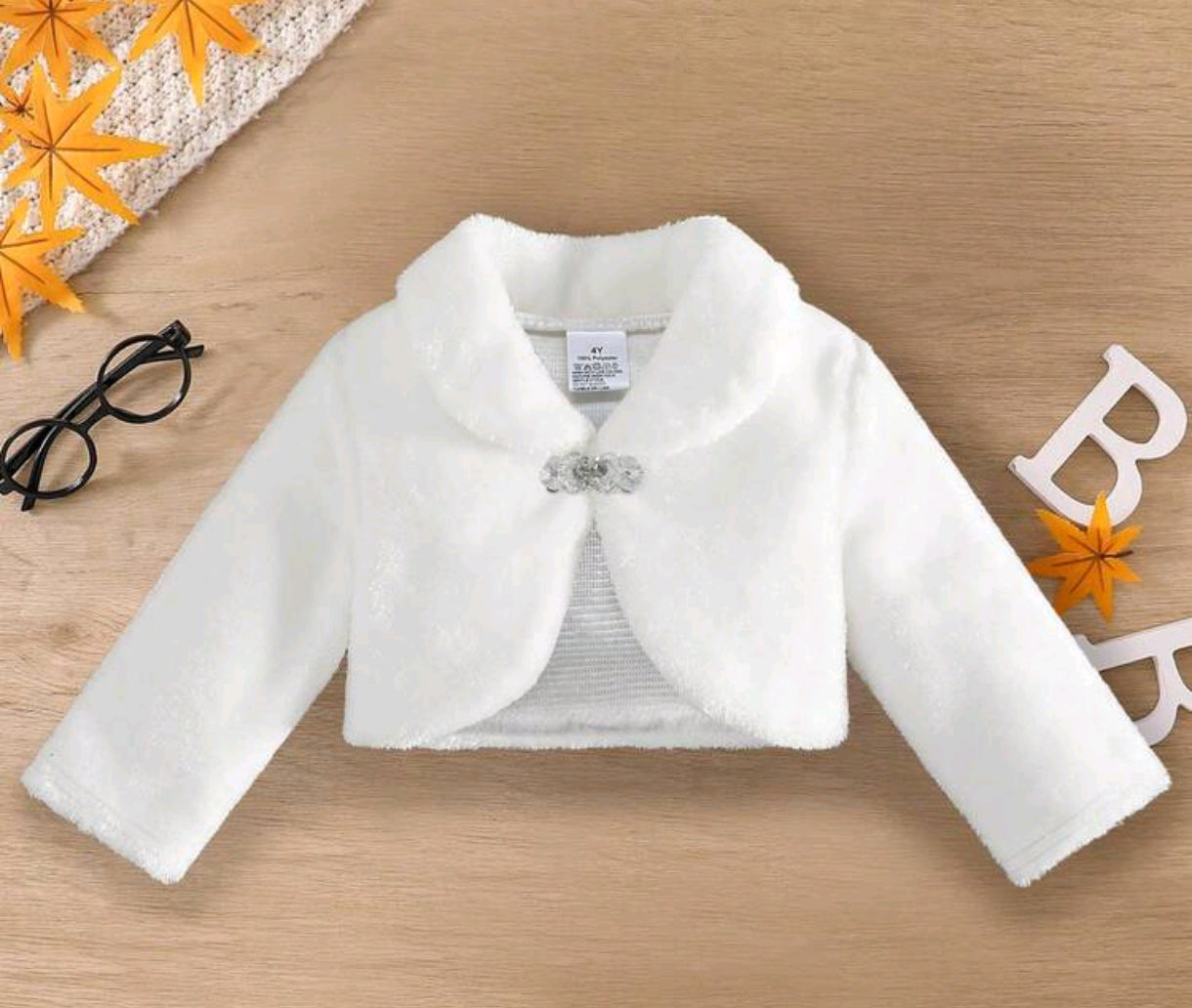 Abrigo Blanco Peludo