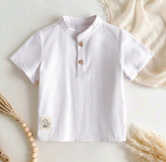 Camisa cuello redondo