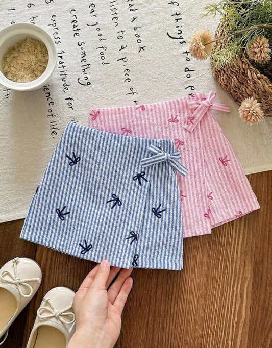 Short Pollera con diseño de moños