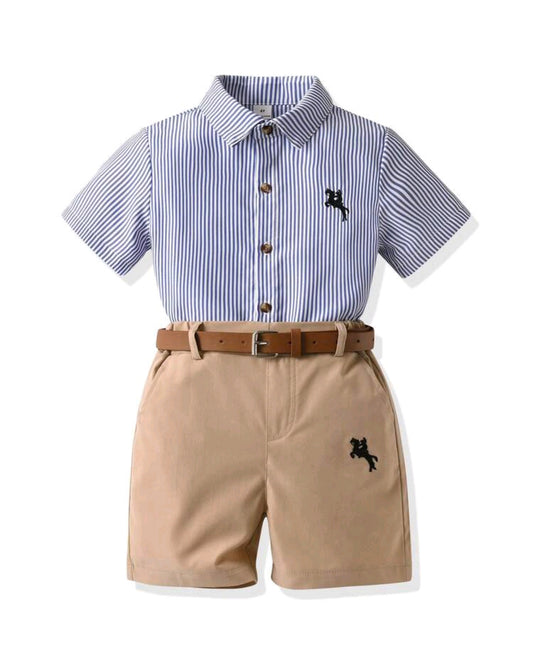 Camisa a rayas + short