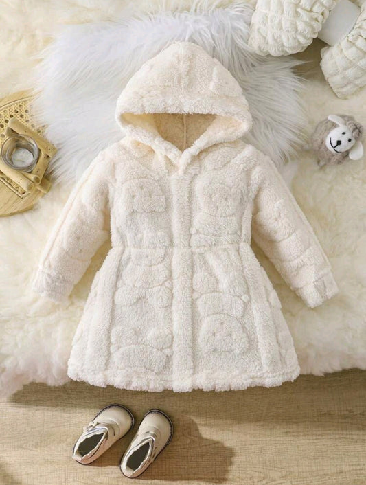 Vestido de felpa con capucha