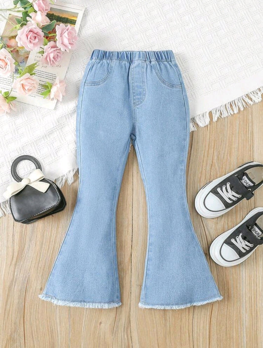 Pantalón de jeans acampanado